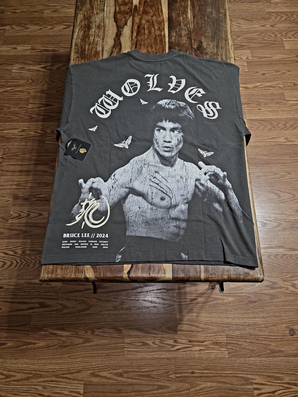 Darc Sport/Bruce Lee Collab Men's Gray Graphic Tee